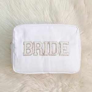 Bride Makeup Bag With Patches